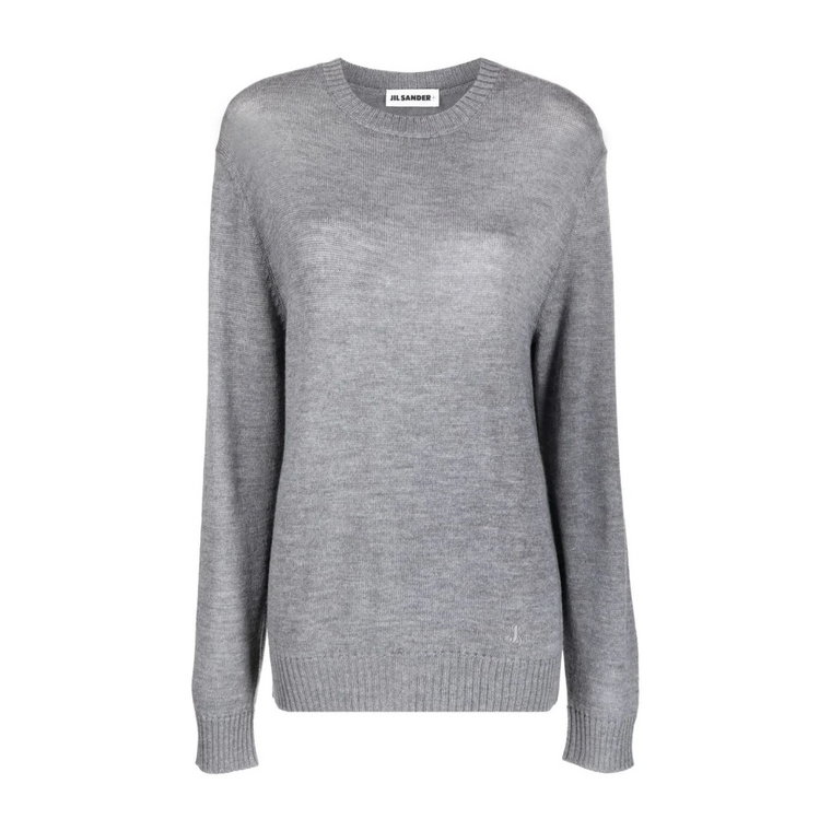 Sweter o Okrągłym Dekolcie, Klasyczna Kolekcja Jil Sander