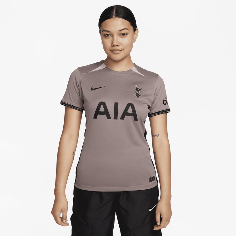 Damska koszulka piłkarska Nike Dri-FIT Tottenham Hotspur Stadium 2023/24 (wersja trzecia) - Brązowy