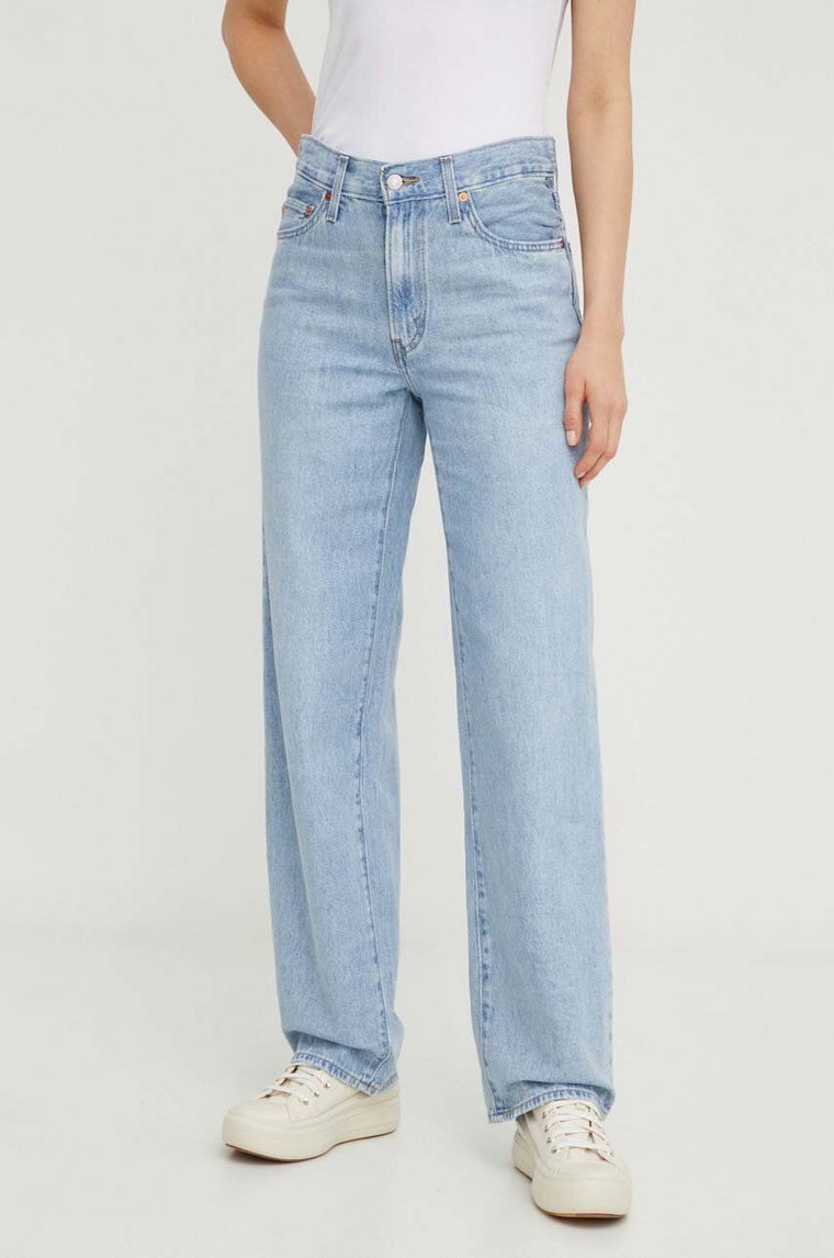 Levi's jeansy BAGGY DAD damskie medium waist