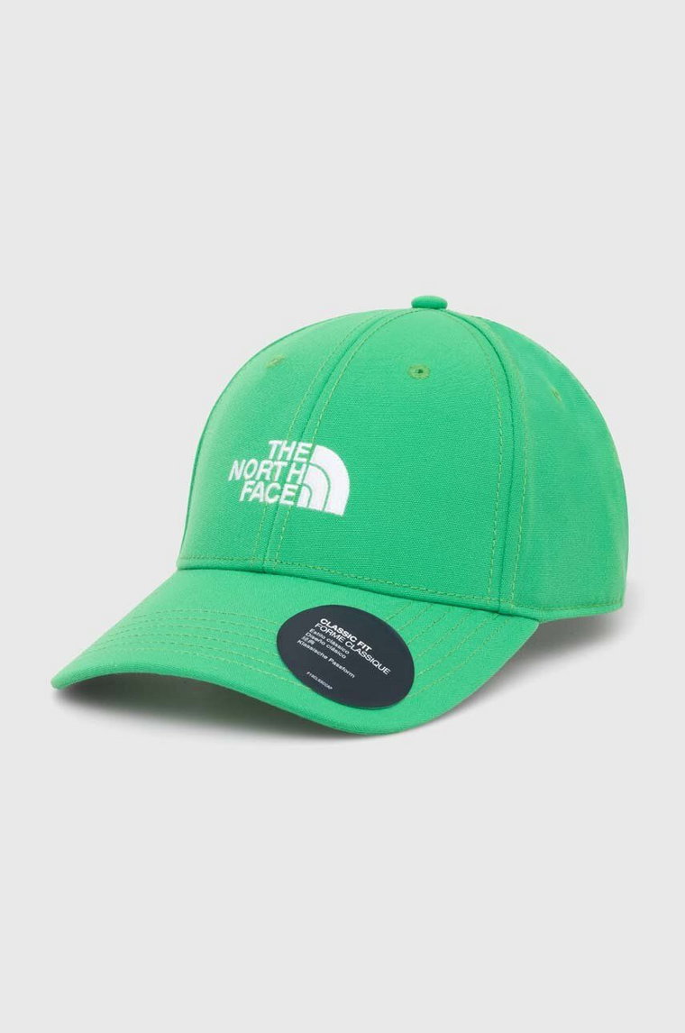 The North Face czapka z daszkiem Recycled 66 Classic Hat kolor zielony z aplikacją NF0A4VSVPO81