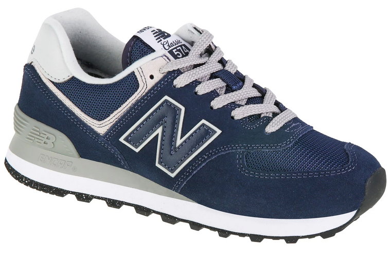 New Balance WL574EVN, Damskie, Granatowe, buty sneakers, tkanina, rozmiar: 36