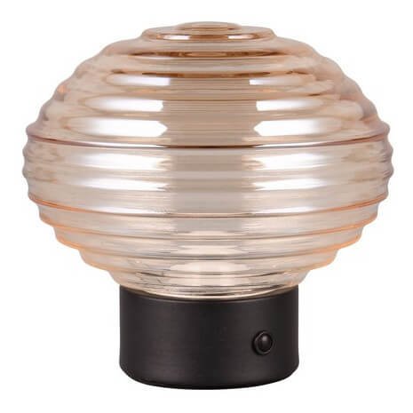 Stołowa Lampka Earl R57771113 Rl Light Led 2W 3000K Czarna Bursztynowa