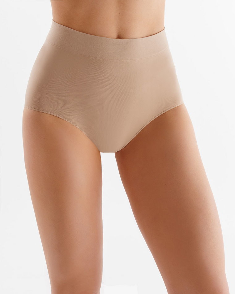 Bezszwowe majtki z wysokim stanem Midi Briefs