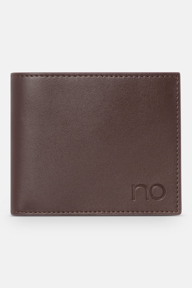 Klasyczny męski portfel Nobo brązowy