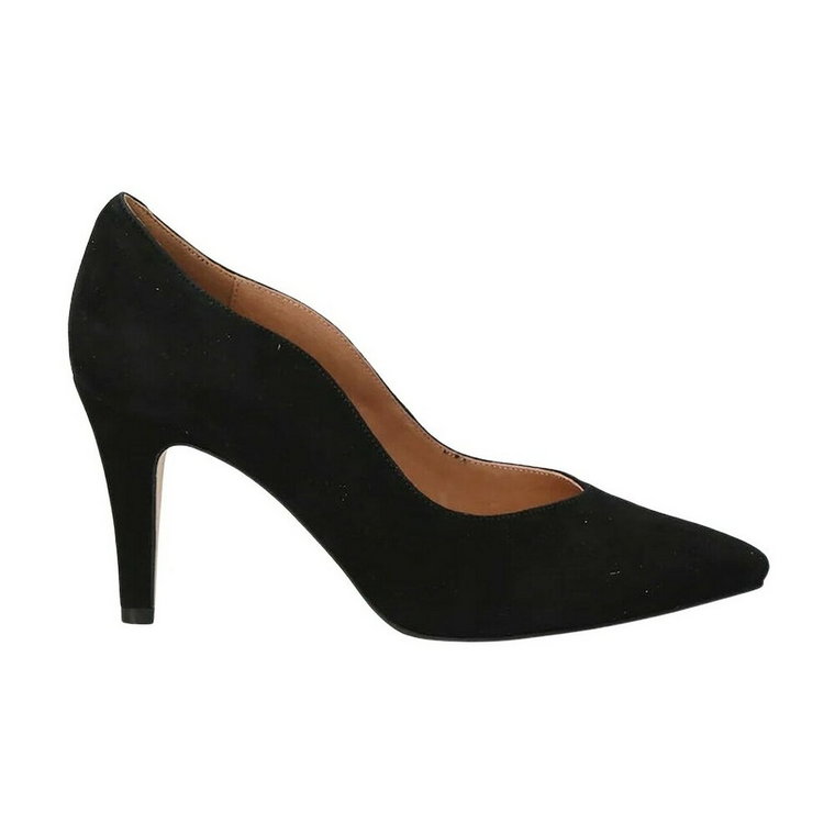 czarny elegant closed pumps Caprice