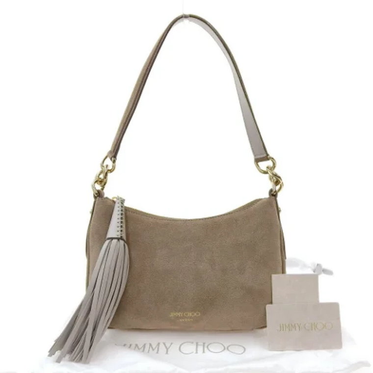 Pre-owned Suede handbags Jimmy Choo Pre-owned