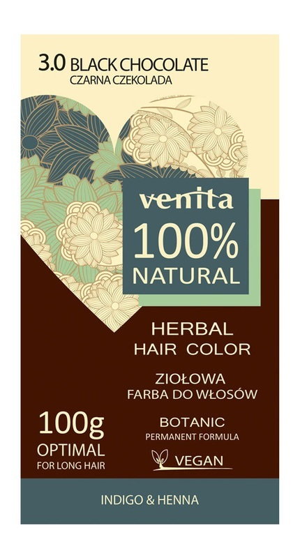 Venita - Naturalna Ziołowa Farba 3.0 Czarna Czekolada 1szt