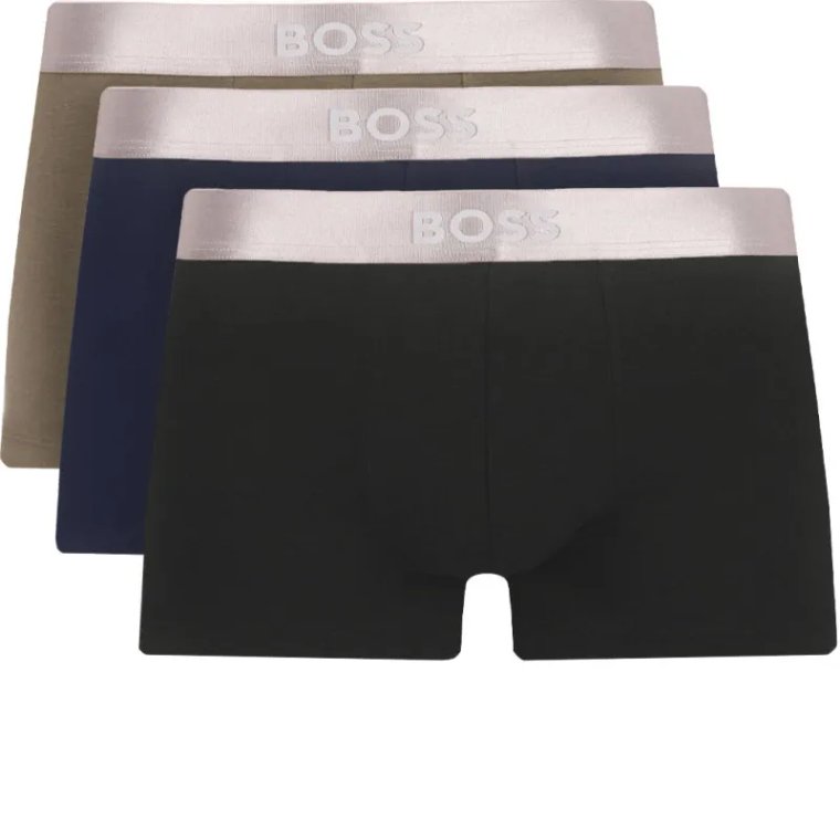 BOSS BLACK Bokserki 3-pack Trunk 3P Metallic