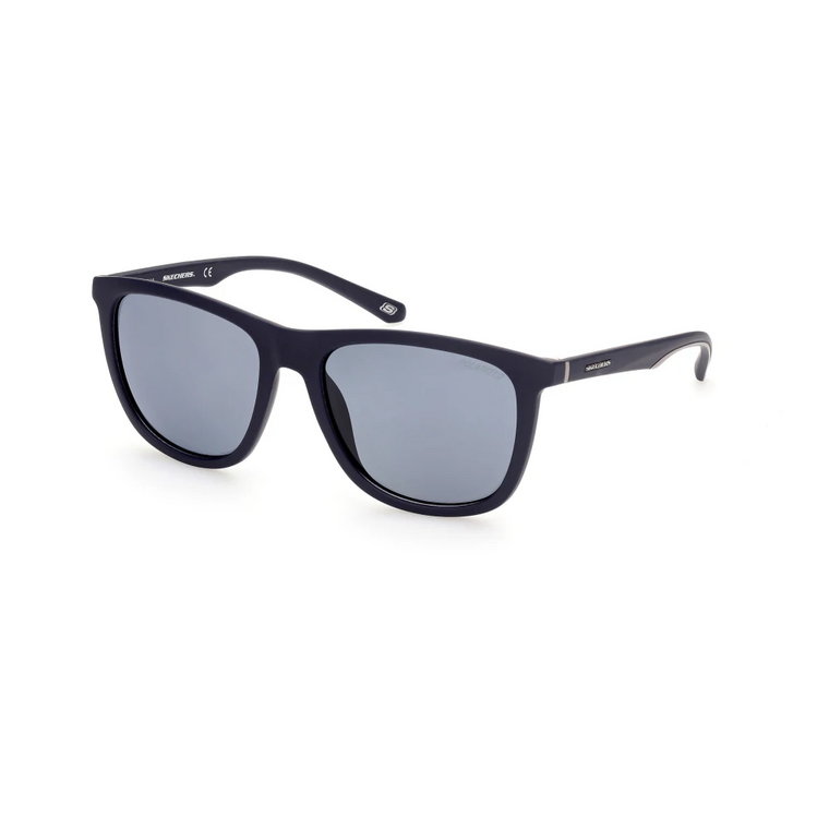 Niebieskie Okulary Polaryzacyjne Se6118-91V Skechers