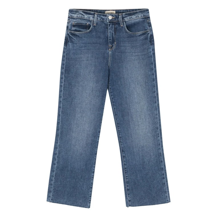 Cropped Wide Leg Jeans L'Agence