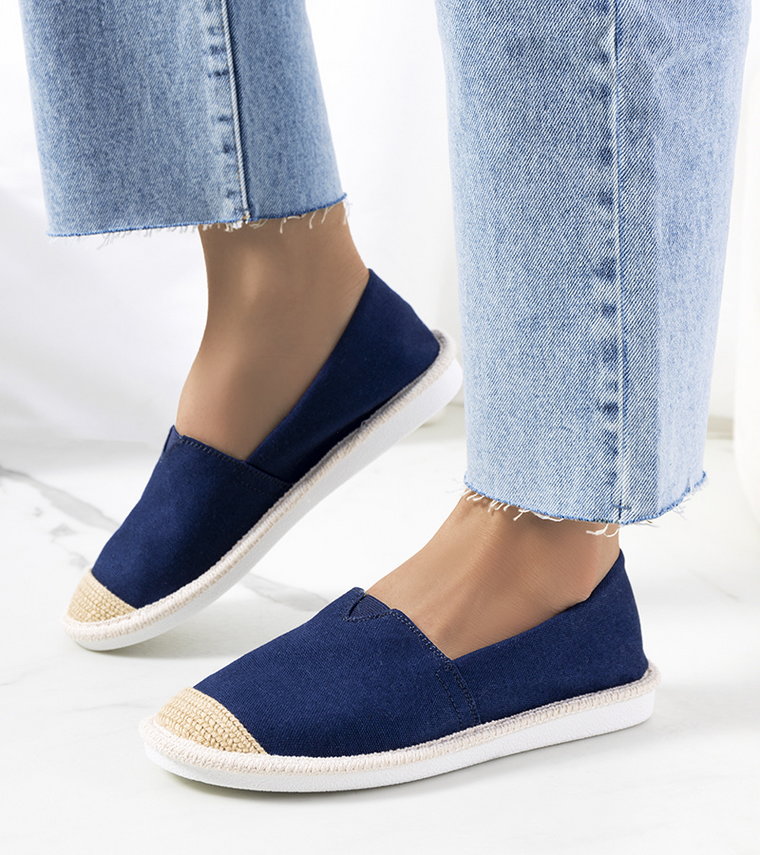 Granatowe espadryle damskie Tanner