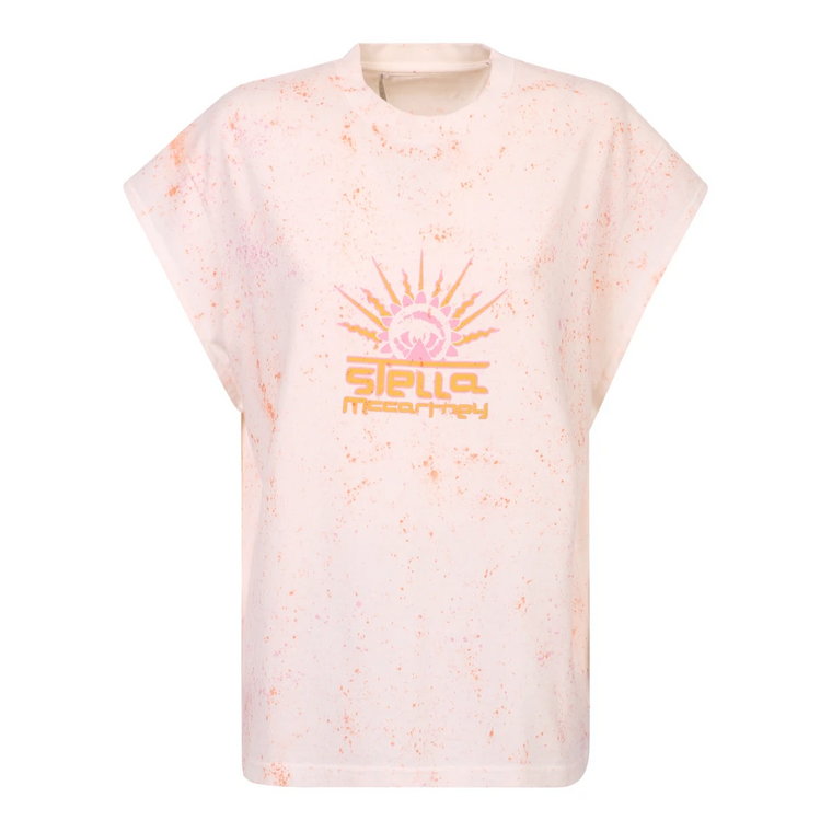 Koszulka bez rękawów z nadrukiem logo Stella McCartney