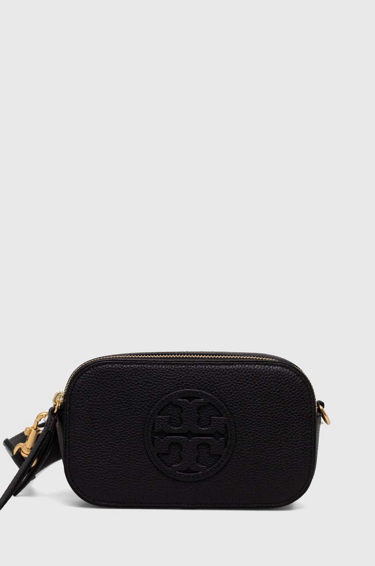 Tory Burch torebka skórzana Miller Mini kolor czarny 158757.001