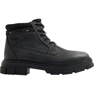 Czarne buty męskie tom tailor na zimę - Męskie - Kolor: Czarne - Rozmiar: 41