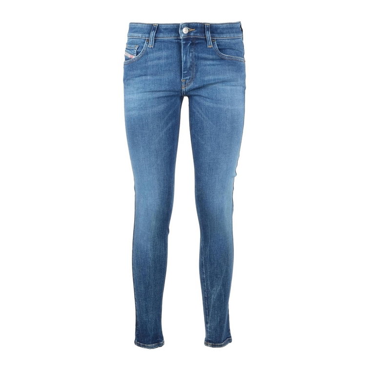 Niebieskie Skinny Jeansy dla Kobiet Diesel