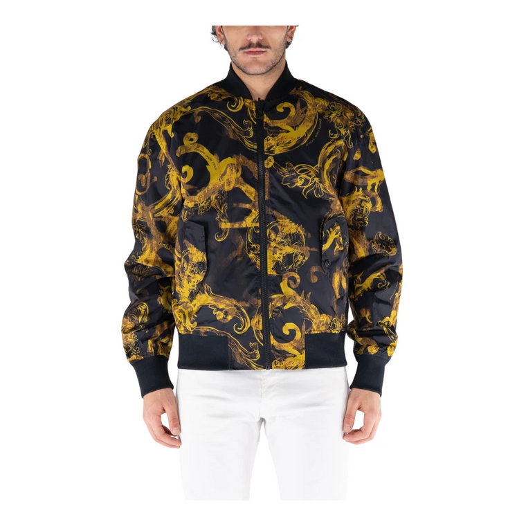 Kurtka Bomber Double-Face wodniste Versace Jeans Couture