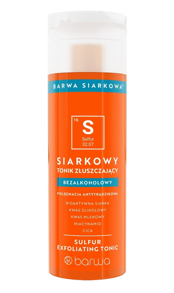 Barwa Siarkowa - Siarkowy tonik złuszczający bezalkoholowy 200ml