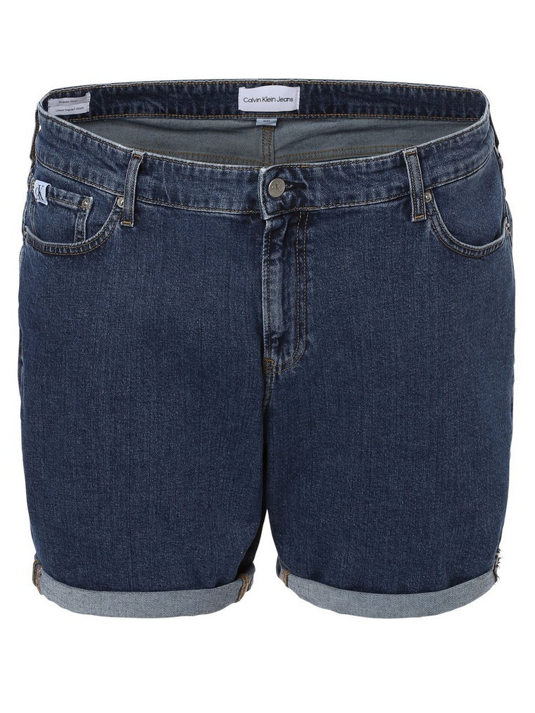 Calvin Klein Jeans - Męskie spodenki jeansowe  duże rozmiary, niebieski