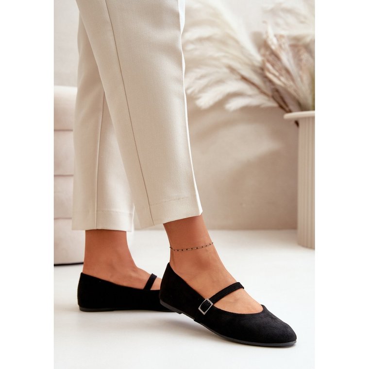 Baleriny Model Tirilina A336-6 Black - Step in style czarne