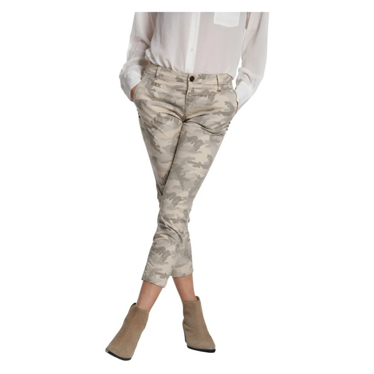 Jacqueline Curvy Fit Chinos - Icon Camou Line Mason's
