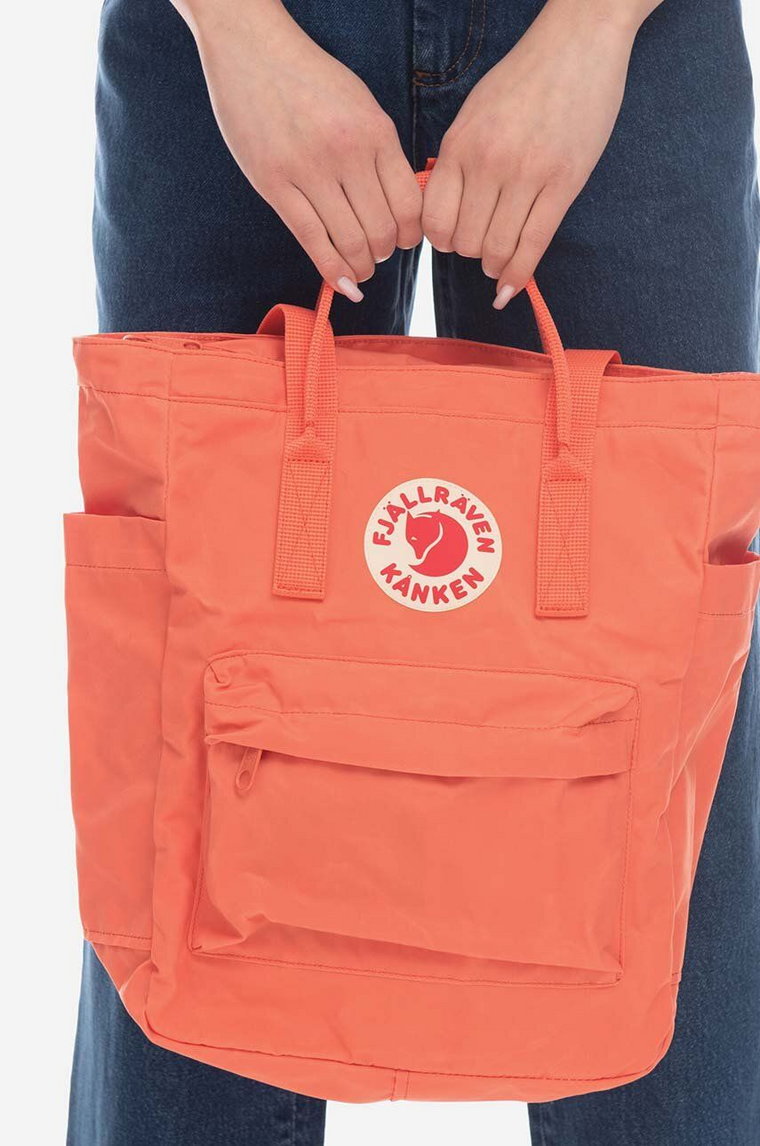 Fjallraven plecak Kanken Totepack kolor pomarańczowy duży gładki F23710.350-350