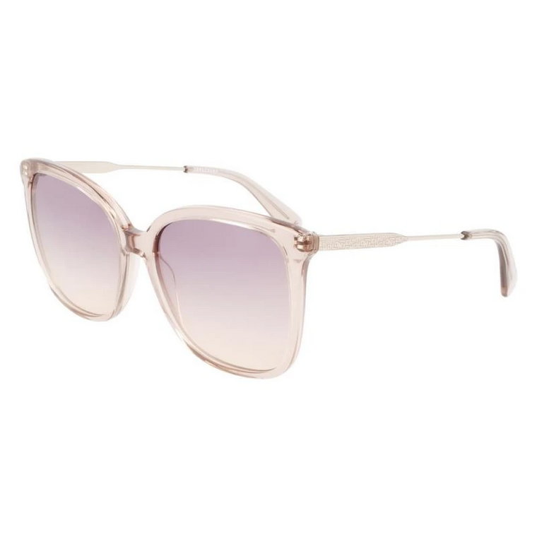 Eleganckie Beżowe Okulary Przeciwsłoneczne dla Kobiet Longchamp