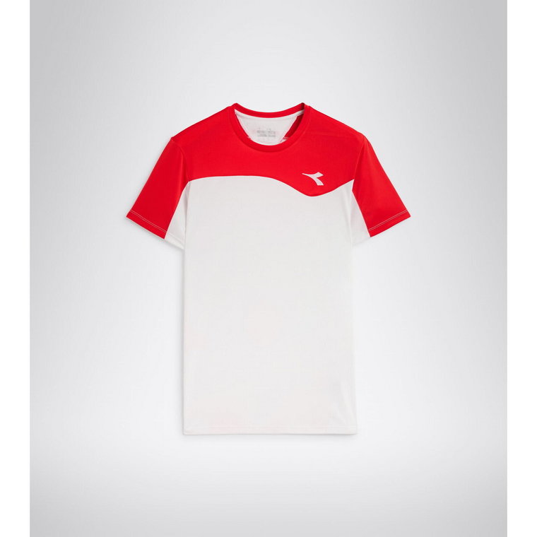 Koszulka do tenisa z krótkim rekawem męska Diadora T-SHIRT TEAM tomato red