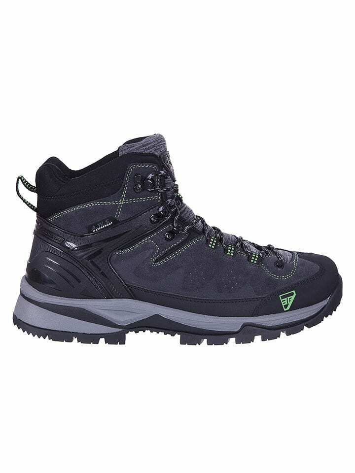 Icepeak Skórzane buty turystyczne "Wynne" w kolorze antracytowym