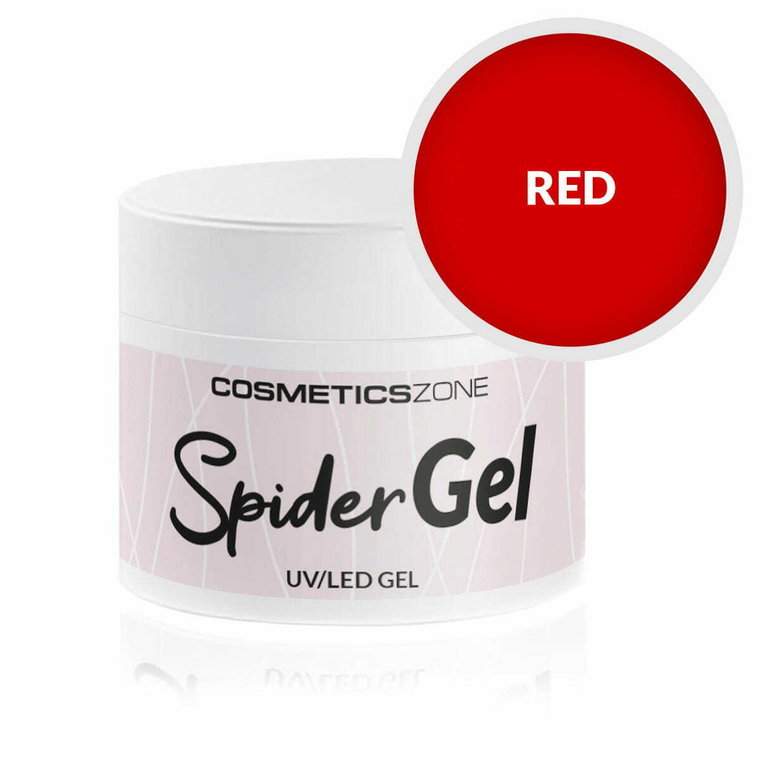 Spider Gel czerwony Cosmetics Zone - 5ml