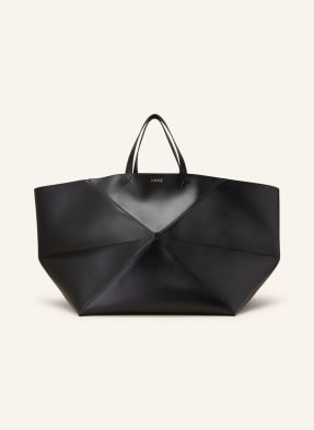 Loewe Torba Shopper Puzzle Fold Tote Xl schwarz