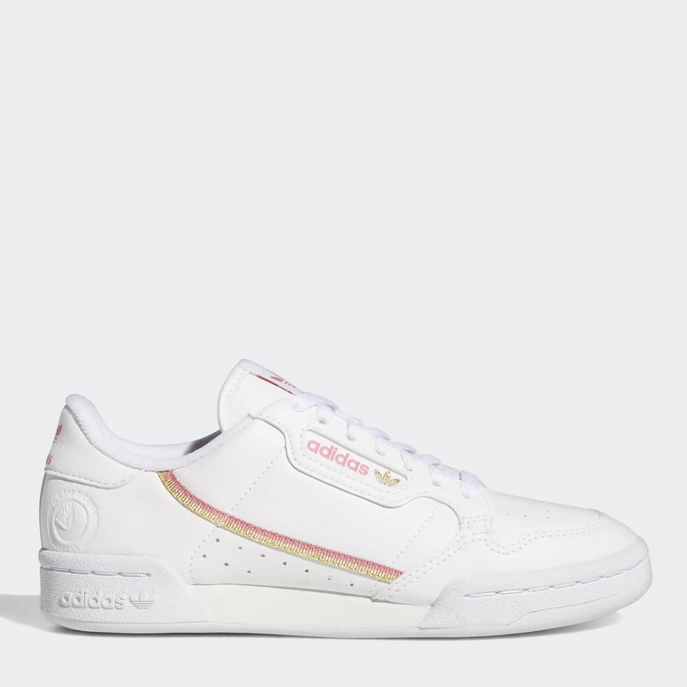 Tenisówki damskie z eko skóry do kostki Adidas Originals Continental 80 Vegan H05315 36.5 (4UK) 22.5 cm Białe (4062064098320). Trampki damskie