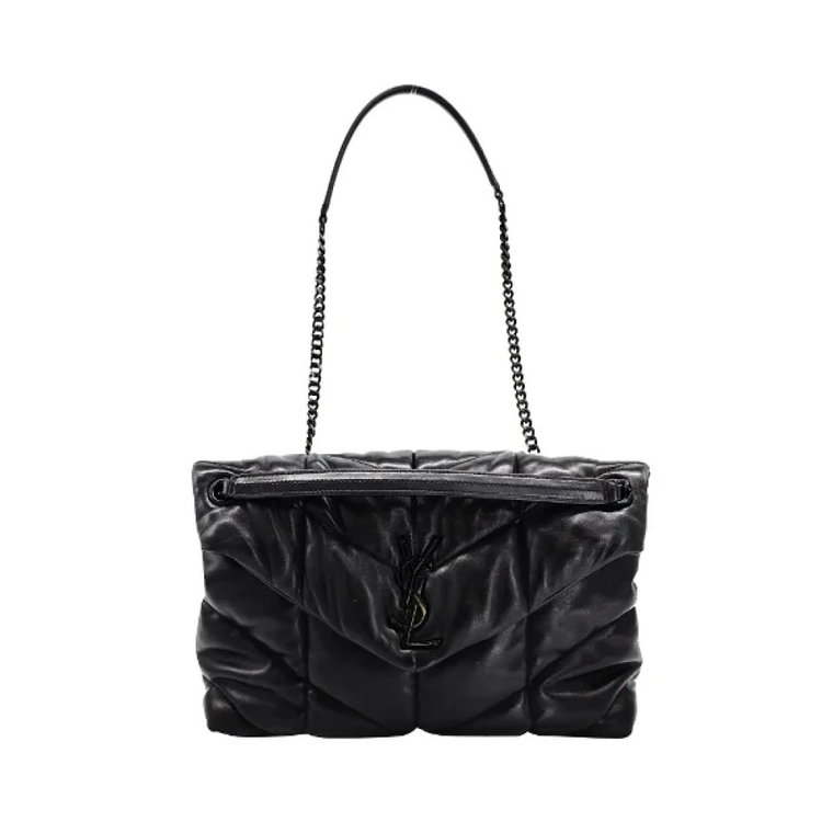 Pre-owned Leather shoulder-bags Saint Laurent Vintage