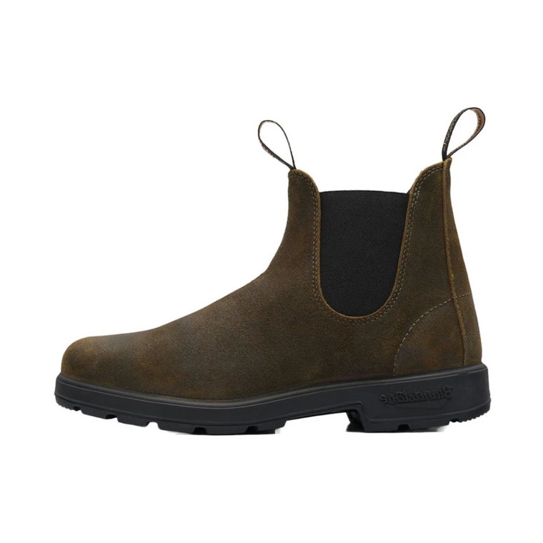 Zielone wodoodporne buty Blundstone