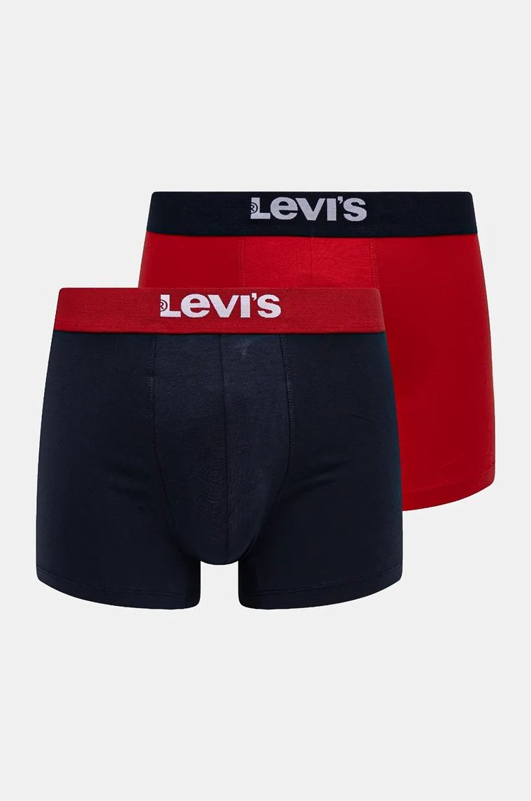 Levi's bokserki 2-pack męskie kolor czerwony 37149-1004