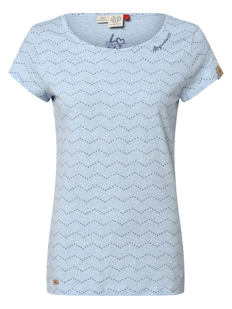 Ragwear - T-shirt damski  Mintt Zig Zag, niebieski