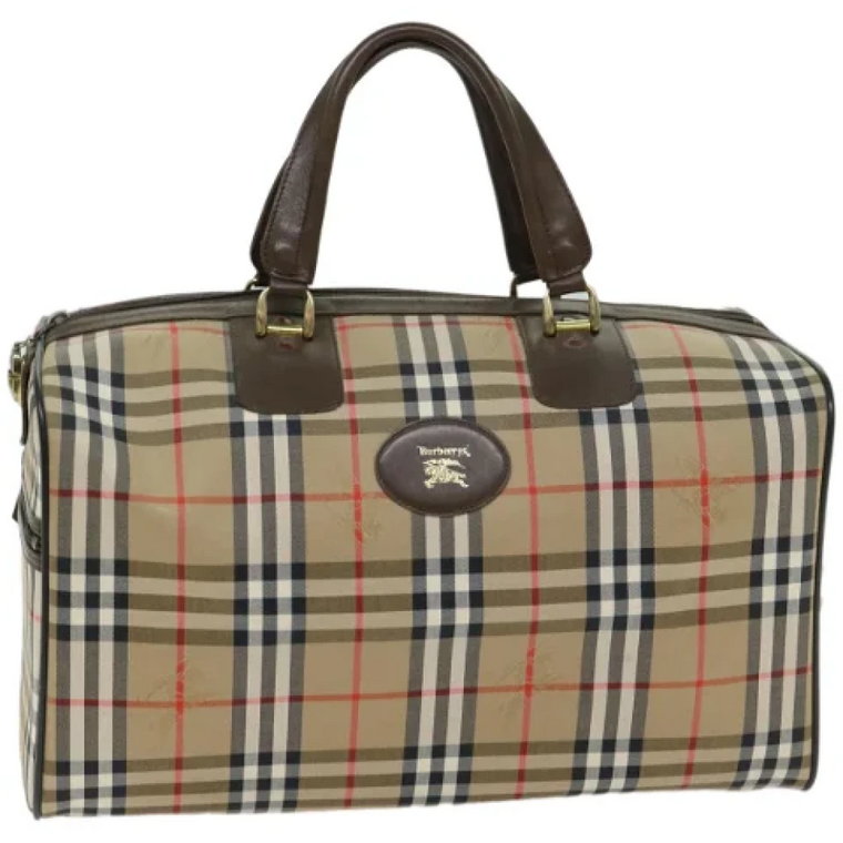 Pre-owned Canvas travel-bags Burberry Vintage