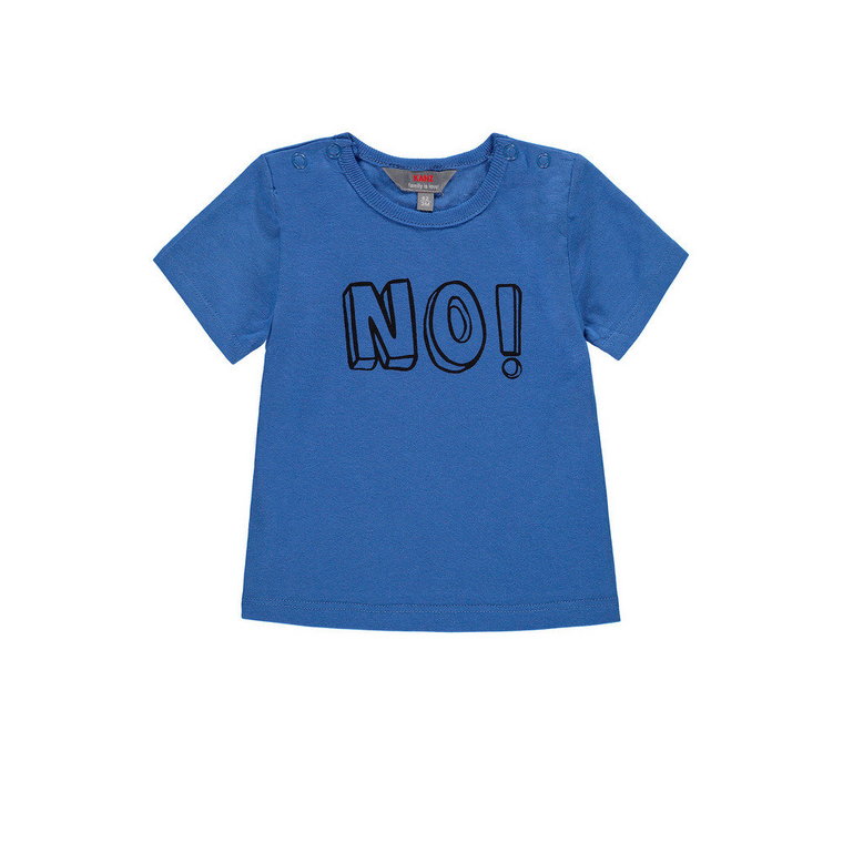 Dziecięca bluzka z krótkim rękawem, niebieski, rozmiar 62