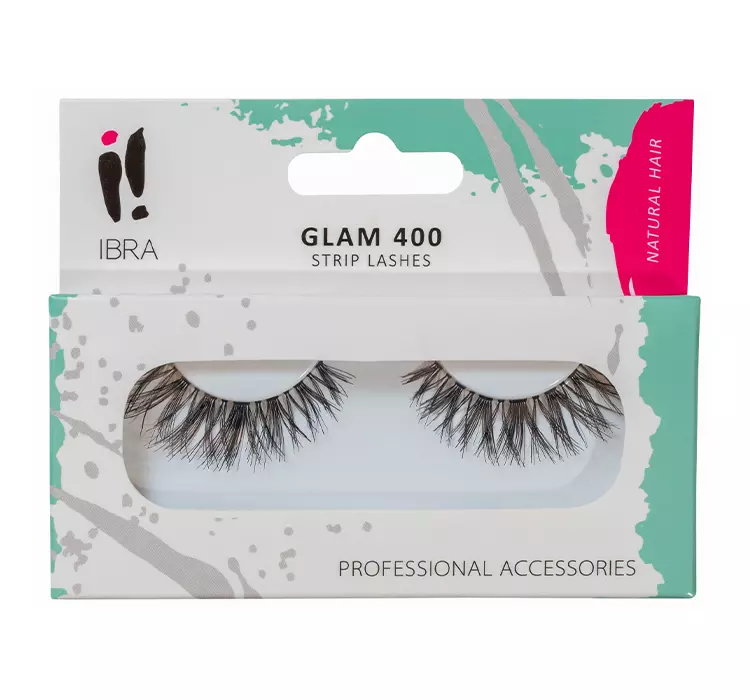 IBRA MAKEUP SZTUCZNE RZĘSY GLAM 400