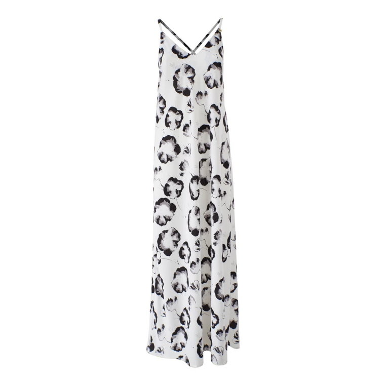 Biała Sukienka Longuette dla Nowoczesnej Kobiety YES ZEE
