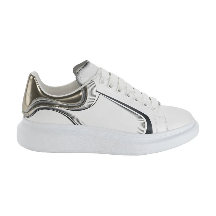 Białe buty Oversized Curve Tech dla mężczyzn Alexander McQueen