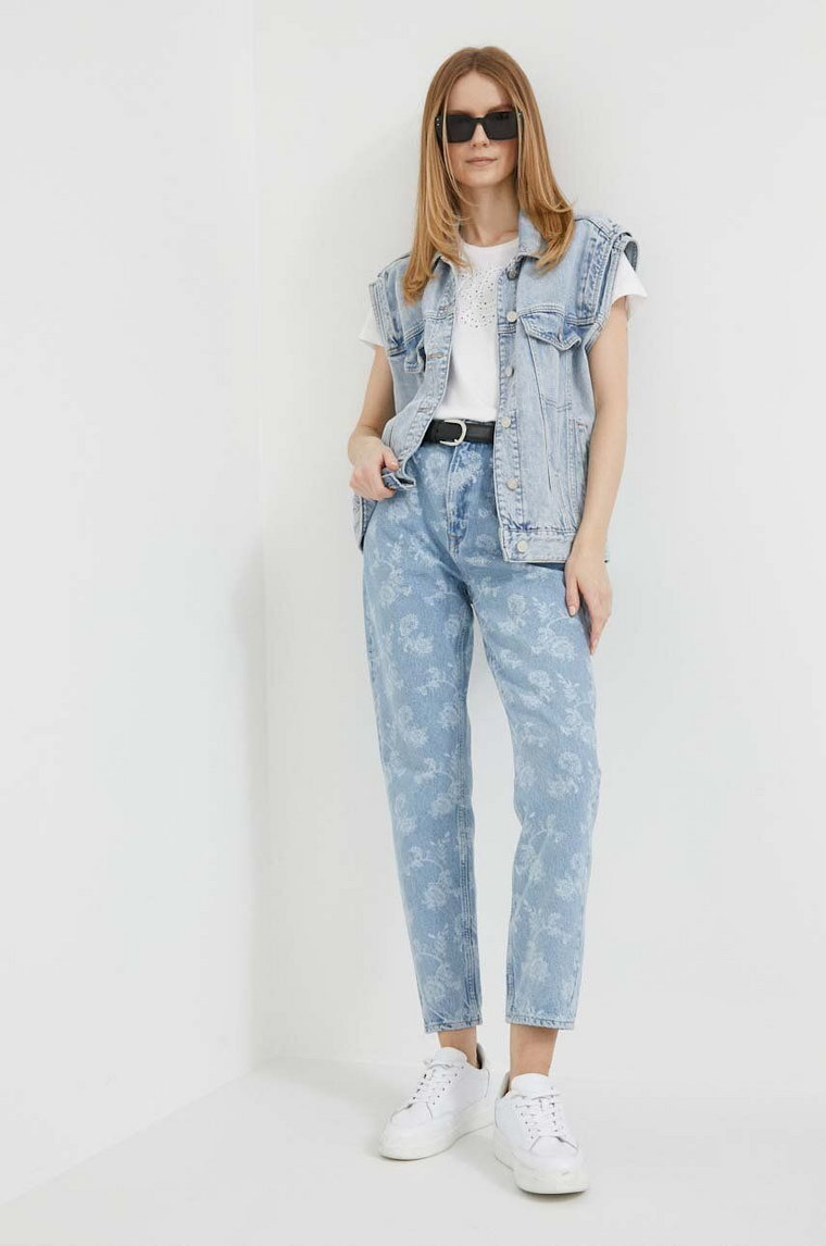 Pepe Jeans jeansy damskie high waist