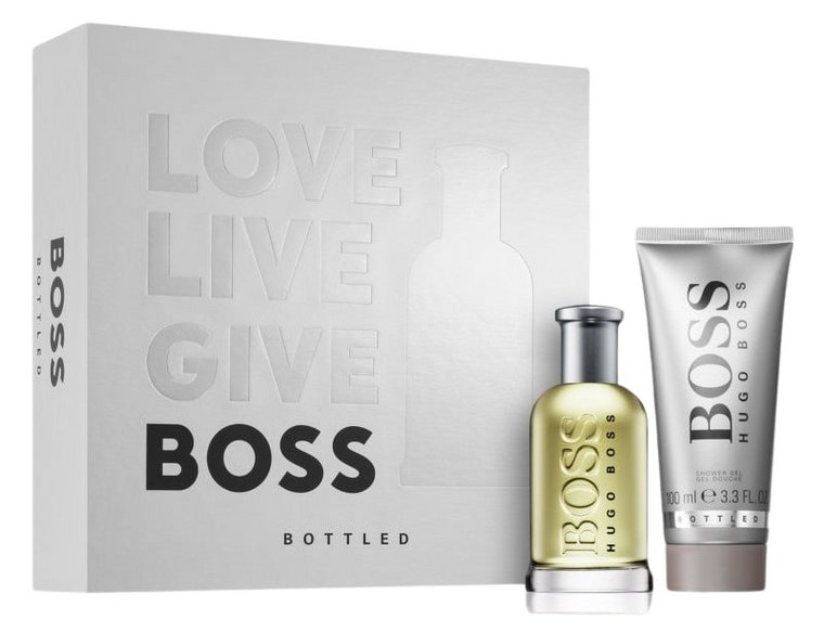 Hugo Boss Bottled - Zestaw Woda toaletowa dla mężczyzn 50ml + Żel pod prysznic 100ml)