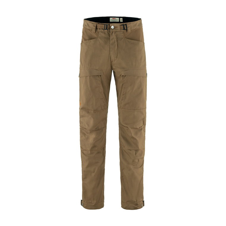 Męskie spodnie trekkingowe Fjallraven Singi X-Trousers Regular wood brown - 46