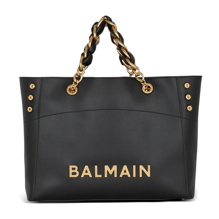 1945 Soft leather tote bag Balmain