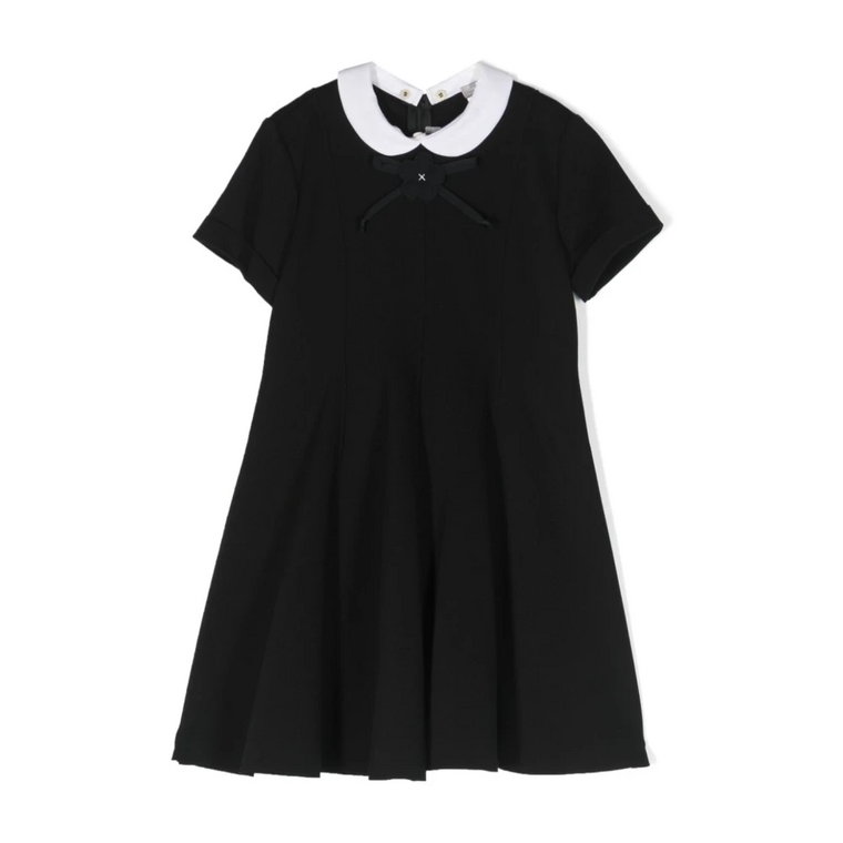 Czarne sukienki dla dziewczynek Il Gufo