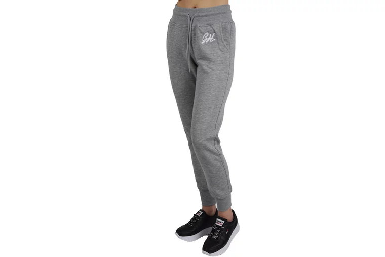 GymHero Sweatpants 780-GREY, Damskie, Szare, spodnie, bawełna, rozmiar: L
