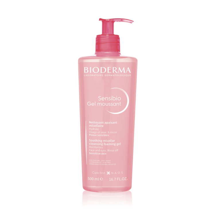 Bioderma Sensibio Gel Moussant kojący, delikatny żel oczyszczający 500ml