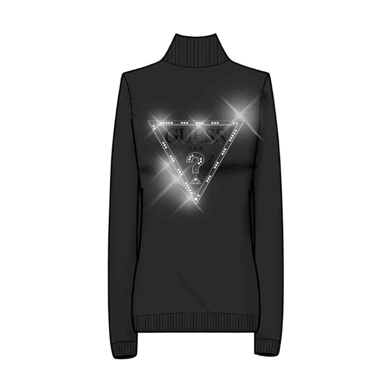 Gisele Logo Sweter z golfem dla kobiet Guess