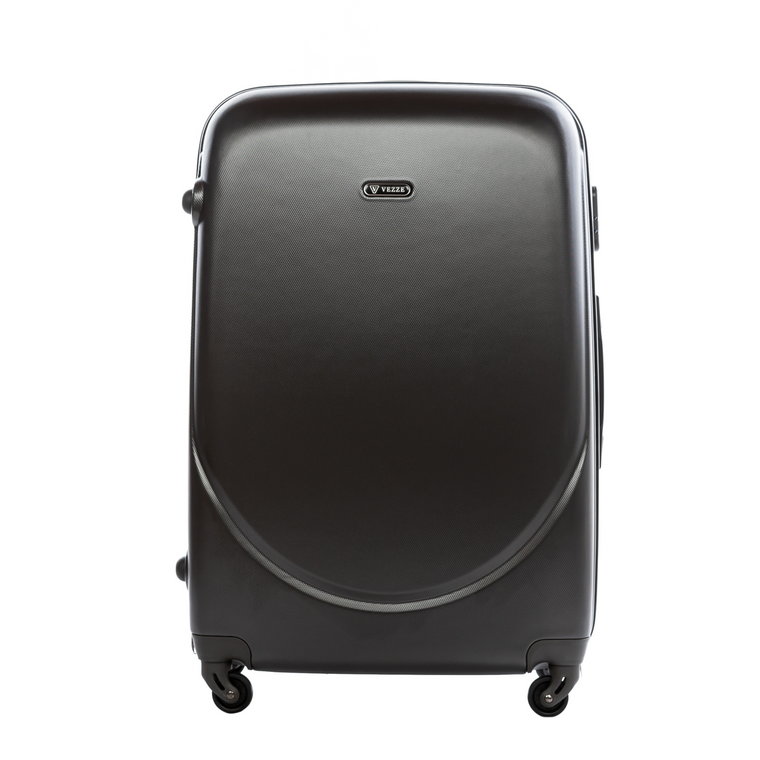 Mała walizka podróżna VEZZE z ABS-u Luksusowa GRAFITOWA