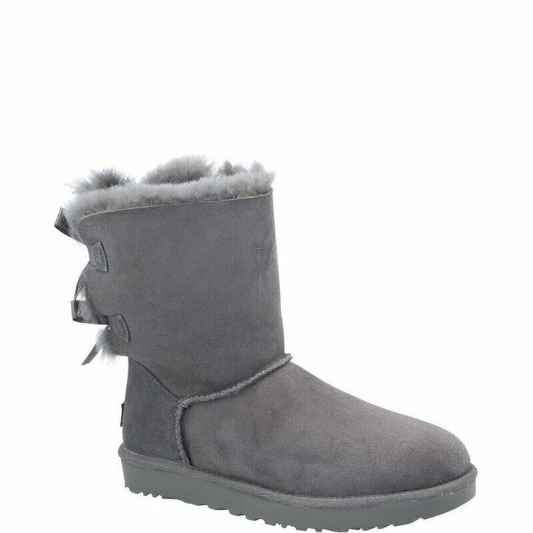 UGG Skórzane śniegowce Bailey Bow II